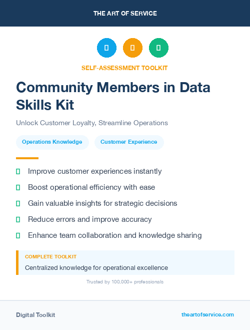 Community Members in Data Skills Kit