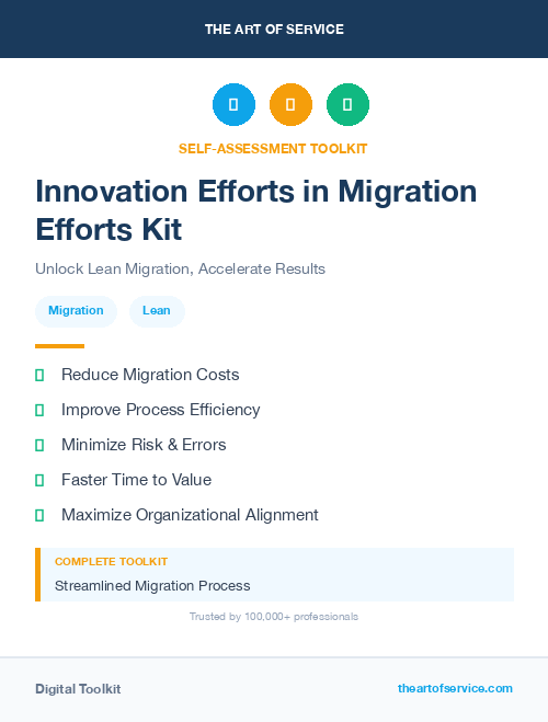 Innovation Efforts in Migration Efforts Kit