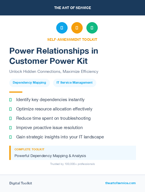 Power Relationships in Customer Power Kit