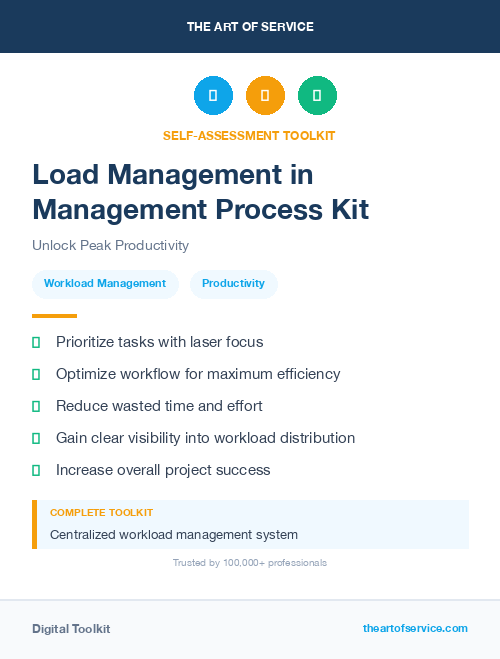 Load Management in Management Process Kit