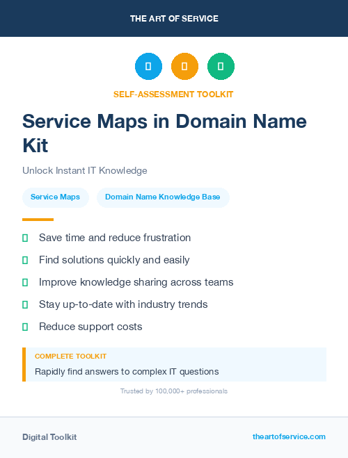 Service Maps in Domain Name Kit