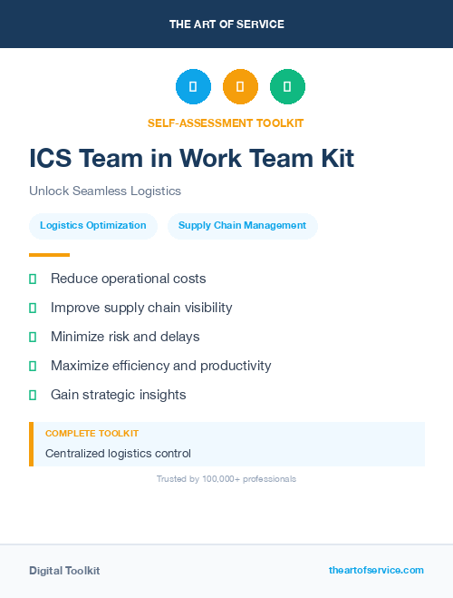ICS Team in Work Team Kit