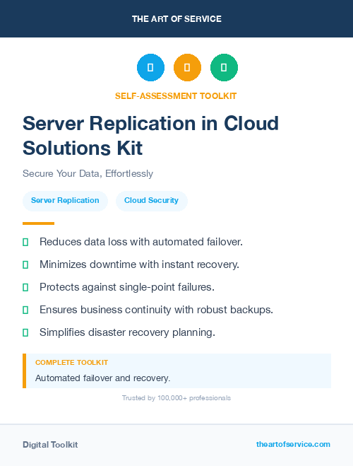 Server Replication in Cloud Solutions Kit