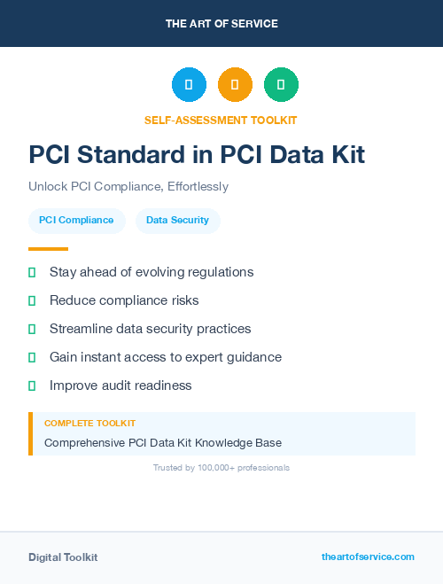 PCI Standard in PCI Data Kit