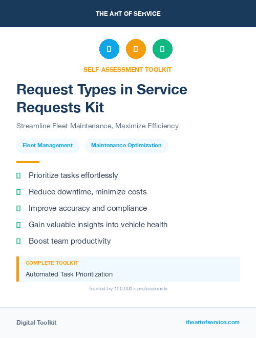 Request Types in Service Requests Kit