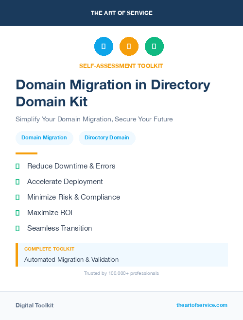Domain Migration in Directory Domain Kit