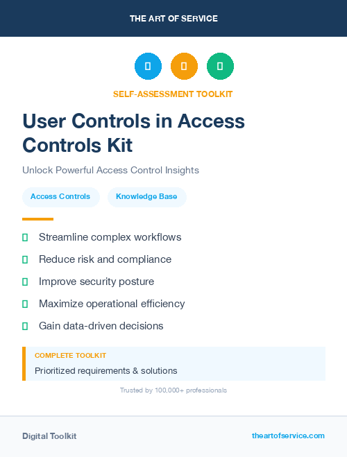 User Controls in Access Controls Kit