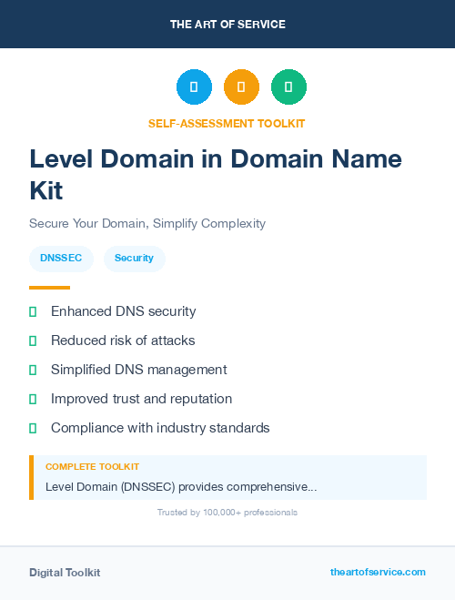 Level Domain in Domain Name Kit