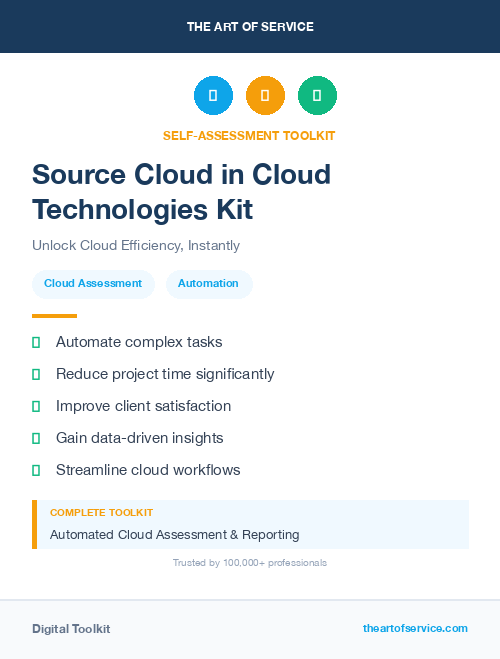 Source Cloud in Cloud Technologies Kit