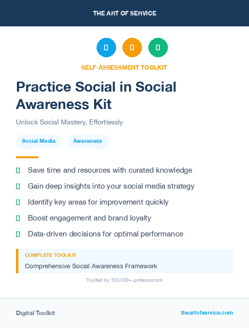 Practice Social in Social Awareness Kit
