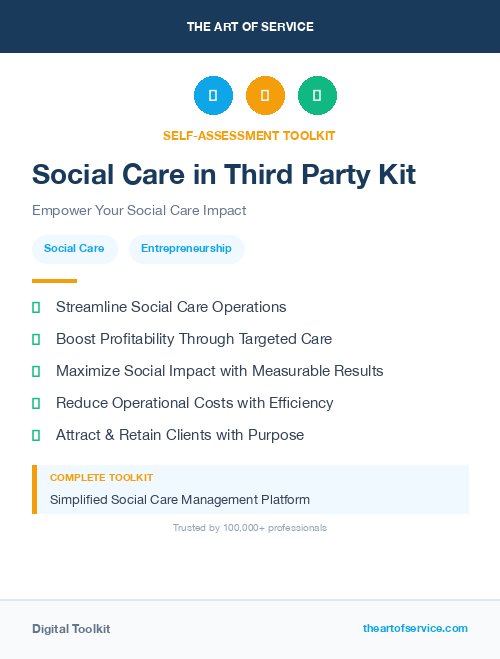 Social Care in Third Party Kit