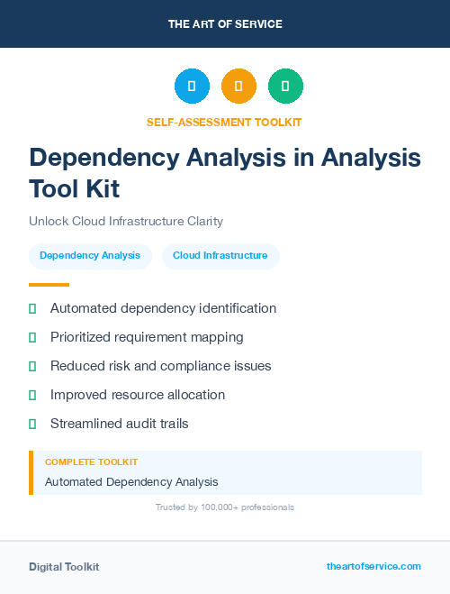 Dependency Analysis in Analysis Tool Kit