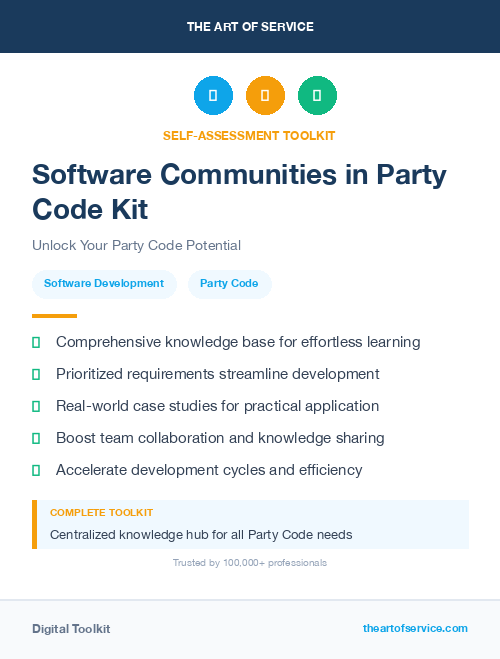 Software Communities in Party Code Kit