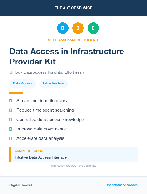 Data Access in Infrastructure Provider Kit
