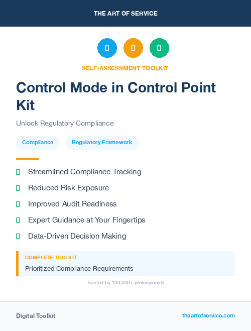 Control Mode in Control Point Kit