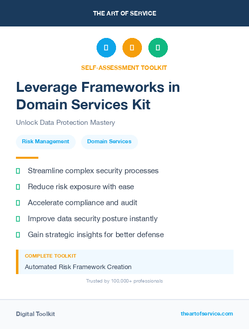 Leverage Frameworks in Domain Services Kit