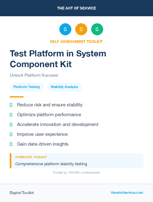 Test Platform in System Component Kit