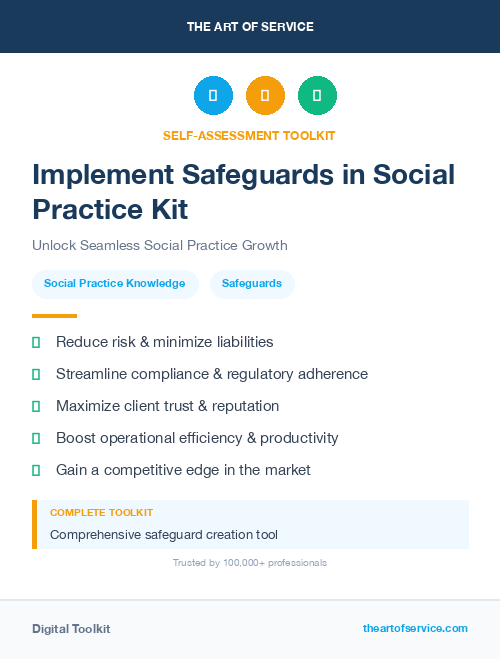 Implement Safeguards in Social Practice Kit
