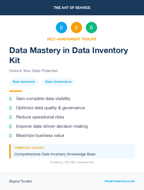 Data Mastery in Data Inventory Kit