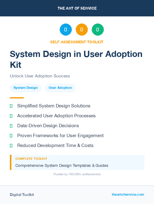 System Design in User Adoption Kit