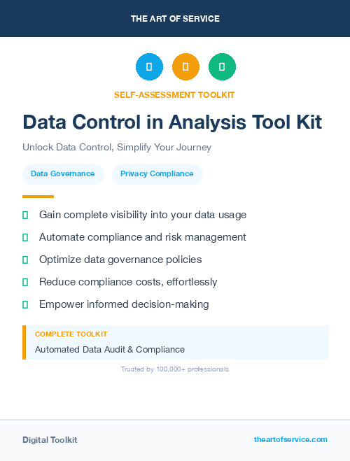 Data Control in Analysis Tool Kit