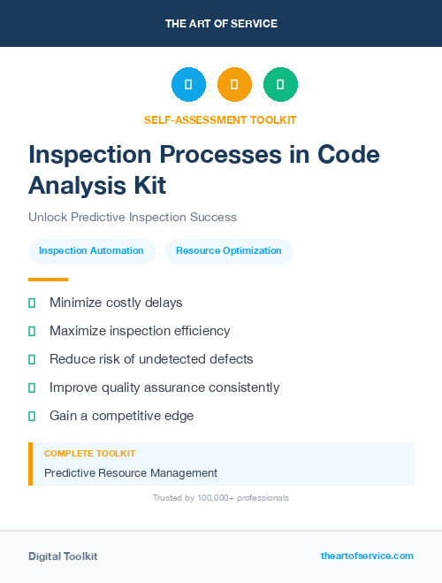 Inspection Processes in Code Analysis Kit