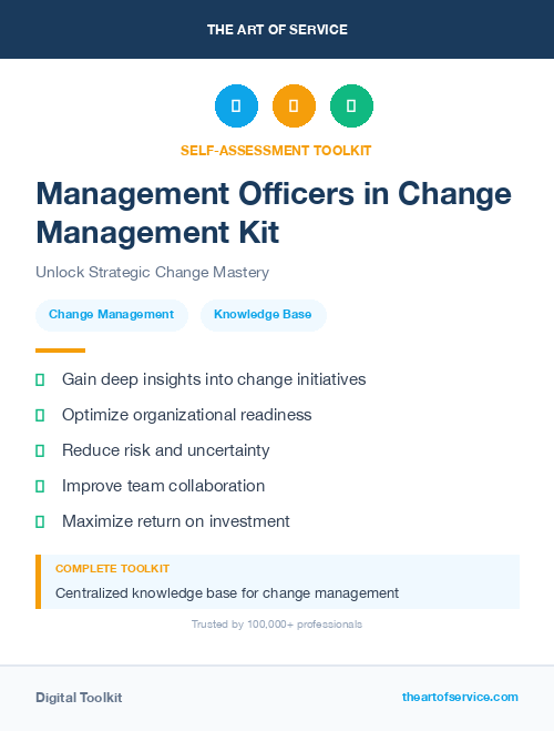Management Officers in Change Management Kit