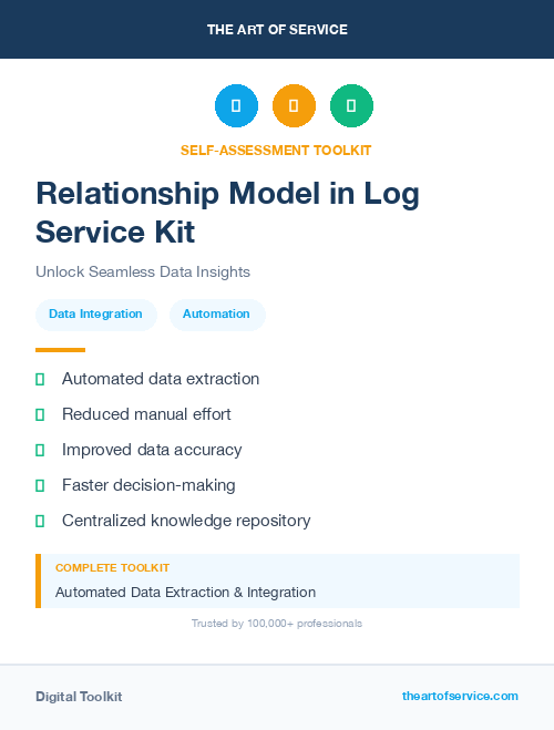 Relationship Model in Log Service Kit