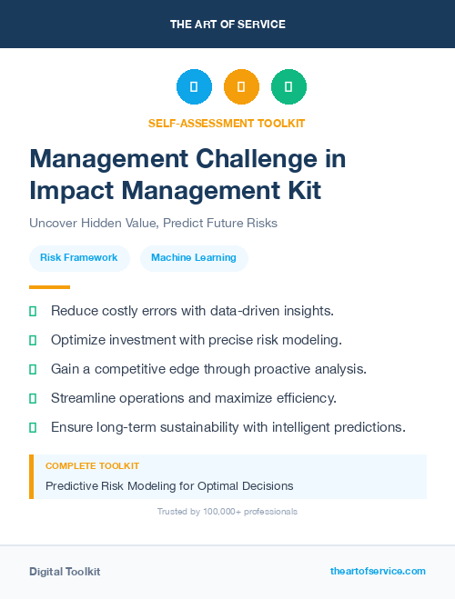Management Challenge in Impact Management Kit