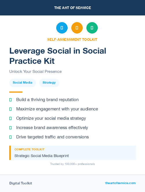 Leverage Social in Social Practice Kit