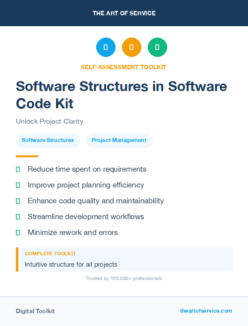 Software Structures in Software Code Kit