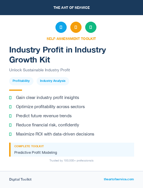 Industry Profit in Industry Growth Kit