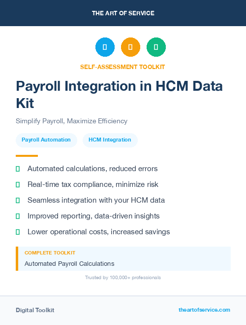 Payroll Integration in HCM Data Kit