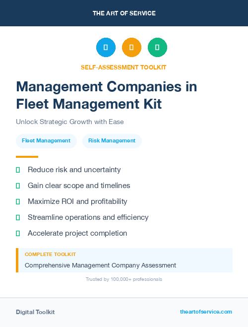 Management Companies in Fleet Management Kit