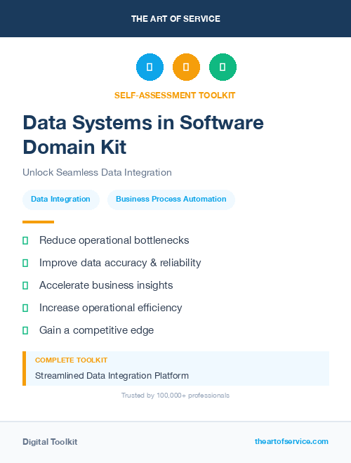 Data Systems in Software Domain Kit