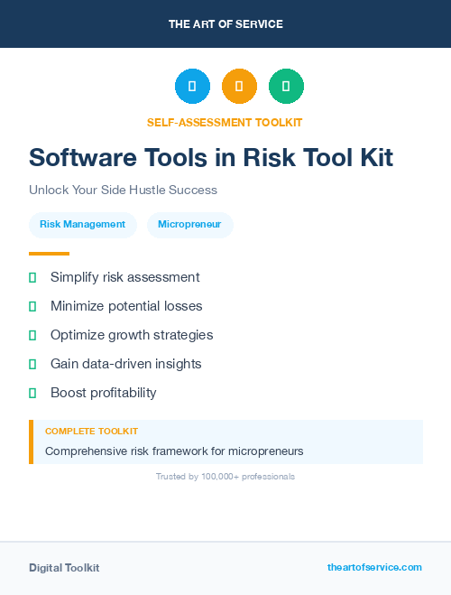Software Tools in Risk Tool Kit