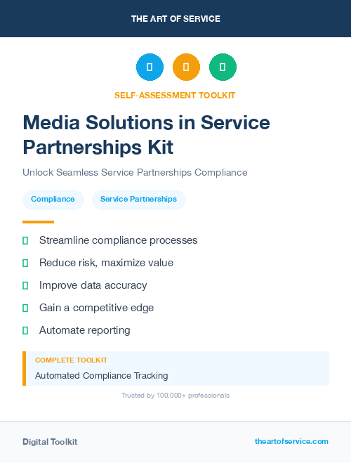 Media Solutions in Service Partnerships Kit