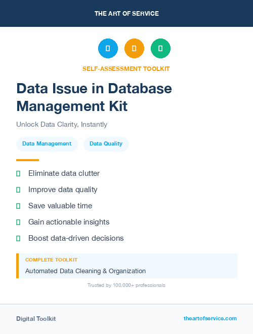 Data Issue in Database Management Kit