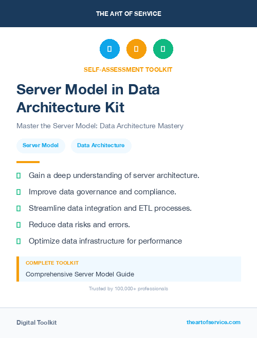 Server Model in Data Architecture Kit