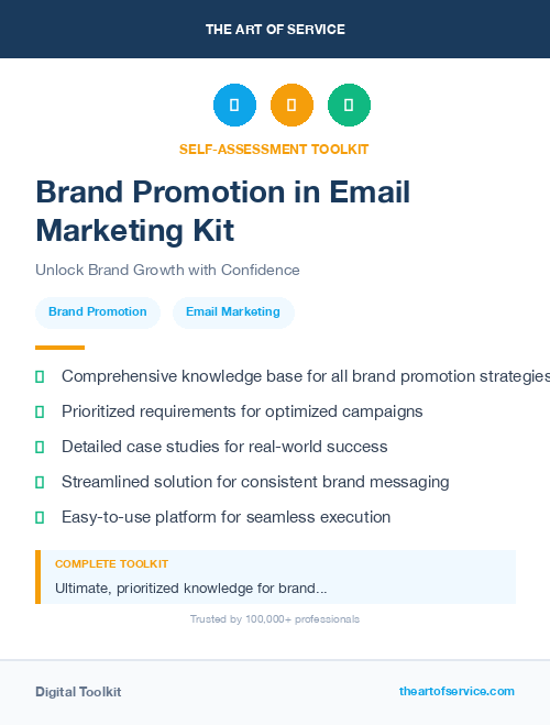 Brand Promotion in Email Marketing Kit