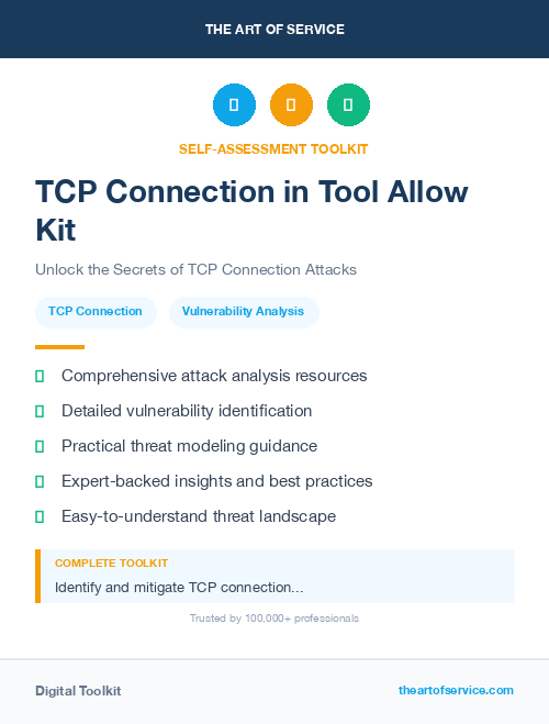 TCP Connection in Tool Allow Kit