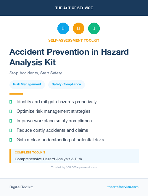 Accident Prevention in Hazard Analysis Kit