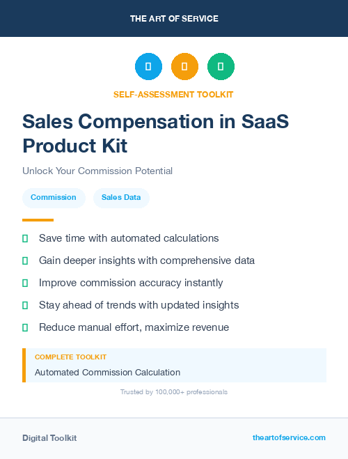 Sales Compensation in SaaS Product Kit