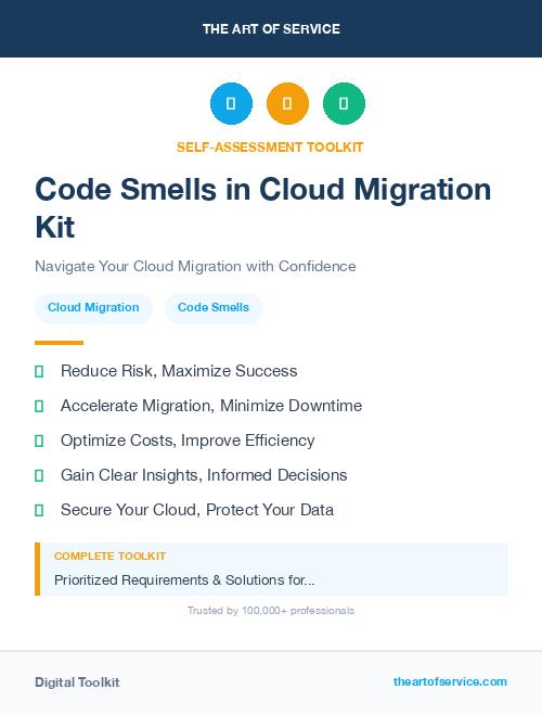 Code Smells in Cloud Migration Kit