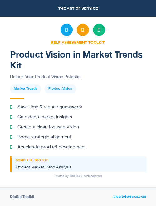 Product Vision in Market Trends Kit