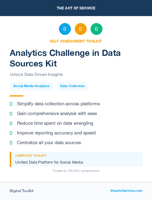 Analytics Challenge in Data Sources Kit