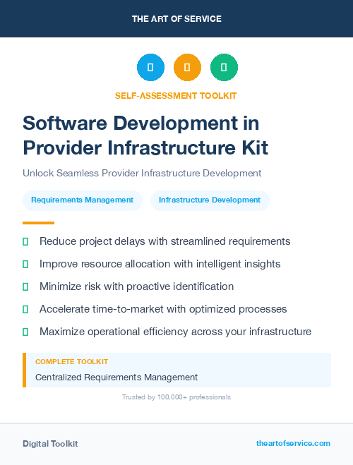 Software Development in Provider Infrastructure Kit