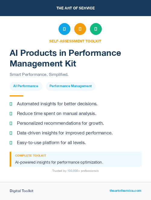 AI Products in Performance Management Kit