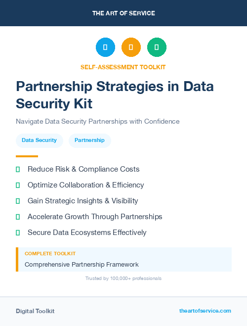 Partnership Strategies in Data Security Kit
