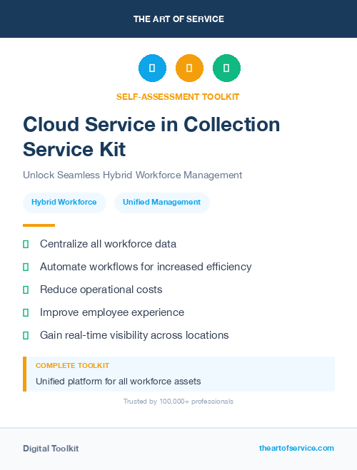 Cloud Service in Collection Service Kit